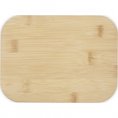Logotrade corporate gift image of: Roby glass lunch box with bamboo lid