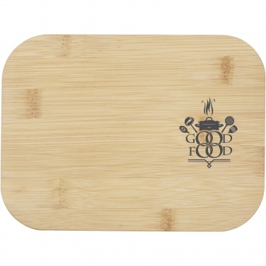 Logotrade promotional products photo of: Roby glass lunch box with bamboo lid