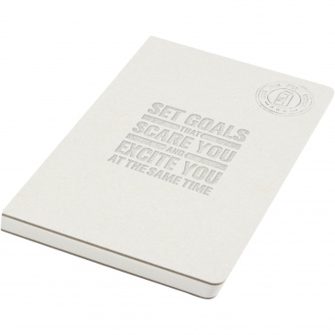 Logo trade advertising products image of: Dairy Dream A5 size reference recycled milk cartons spineless notebook