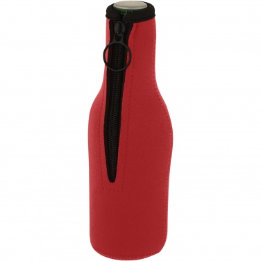 Logo trade promotional giveaways image of: Fris recycled neoprene bottle sleeve holder