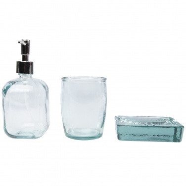 Logotrade business gifts photo of: Jabony 3-piece recycled glass bathroom set