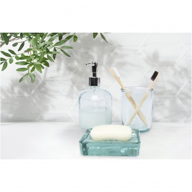 Logotrade promotional merchandise photo of: Jabony 3-piece recycled glass bathroom set