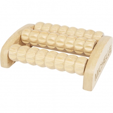 Logo trade corporate gifts picture of: Venis bamboo foot massager