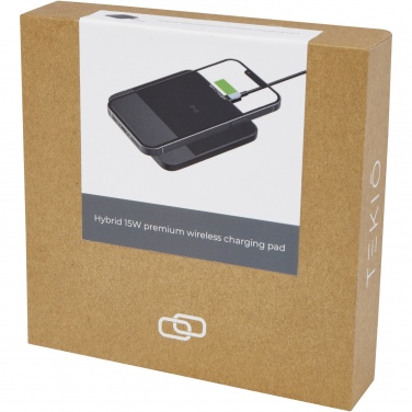 Logo trade promotional merchandise photo of: Hybrid 15W premium wireless charging pad