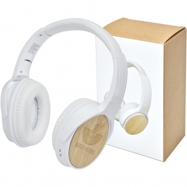 Logotrade corporate gifts photo of: Athos bamboo Bluetooth® headphones with microphone