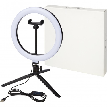 Logotrade promotional giveaways photo of: Studio ring light for selfies and vlogging with phone holder and tripod