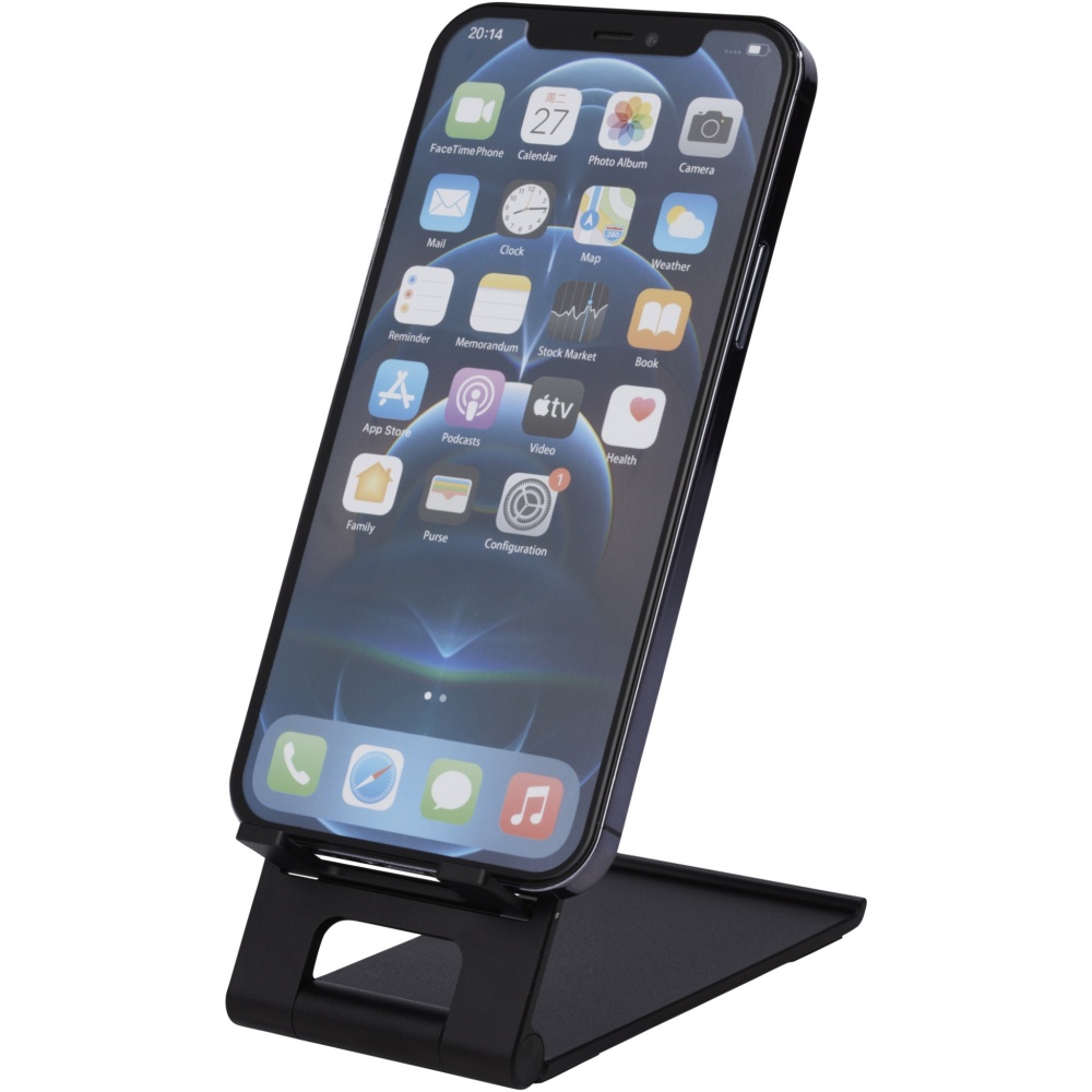 Logo trade promotional items image of: Rise slim aluminium phone stand