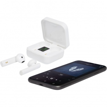 Logo trade advertising products picture of: Tayo solar charging TWS earbuds 
