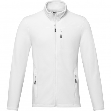 Logo trade advertising products image of: Amber men's GRS recycled full zip fleece jacket
