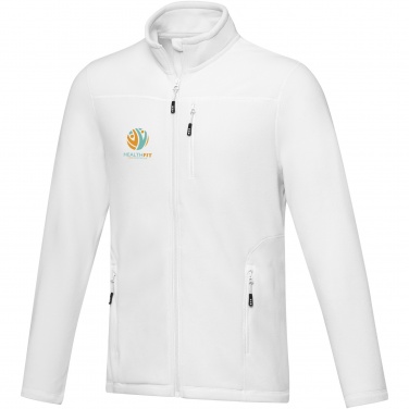 Logo trade promotional items image of: Amber men's GRS recycled full zip fleece jacket