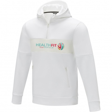 Logo trade advertising products picture of: Sayan men's half zip anorak hooded sweater