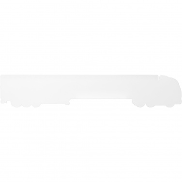 Logo trade promotional giveaway photo of: Tait 30cm lorry-shaped recycled plastic ruler