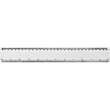 Logo trade promotional merchandise picture of: Refari 30 cm recycled plastic ruler