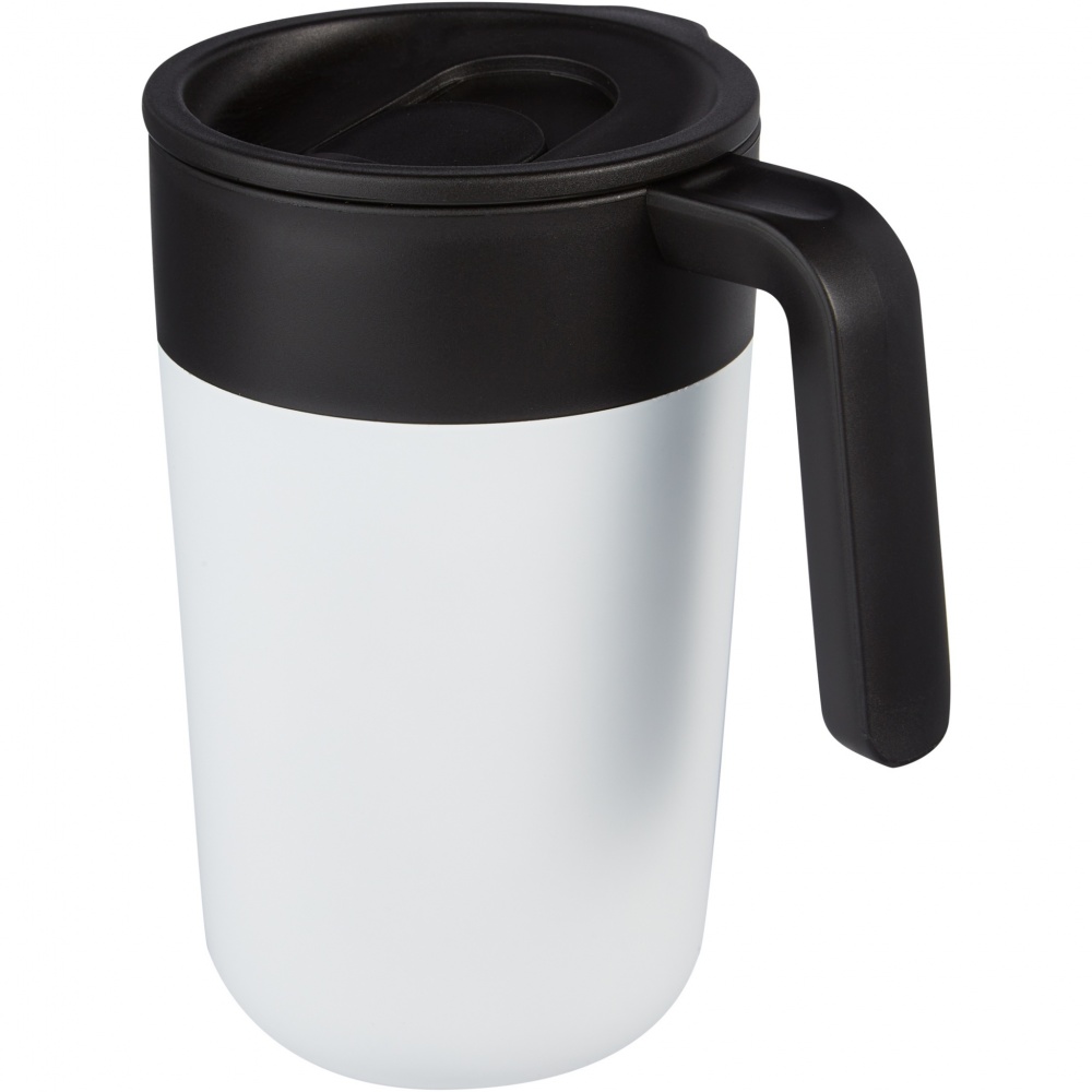 Logo trade promotional items image of: Nordia 400 ml double-wall recycled mug