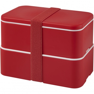 Logo trade promotional gifts picture of: MIYO double layer lunch box