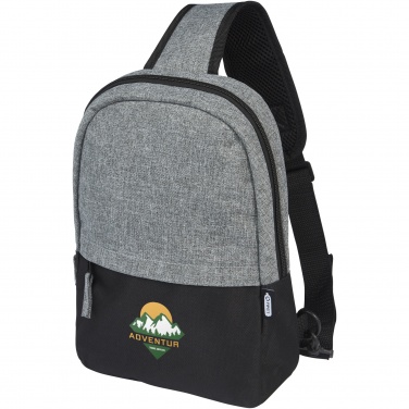 Logo trade corporate gifts image of: Reclaim GRS recycled two-tone sling 3.5L