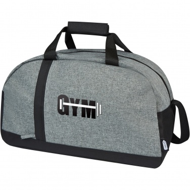 Logo trade promotional gifts picture of: Reclaim GRS recycled two-tone sport duffel bag 21L