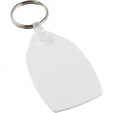 Logotrade promotional item picture of: Tait rectangular-shaped recycled keychain