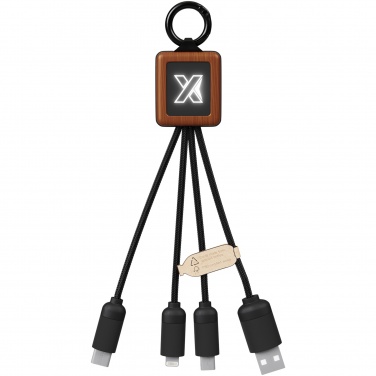 Logotrade promotional giveaway picture of: SCX.design C19 wooden easy to use cable