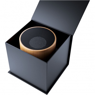 Logotrade promotional products photo of: SCX.design S27 3W wooden ring speaker
