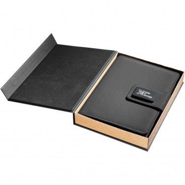 Logo trade business gift photo of: SCX.design O16 A5 light-up notebook power bank