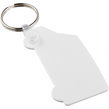 Logotrade corporate gift image of: Tait van-shaped recycled keychain