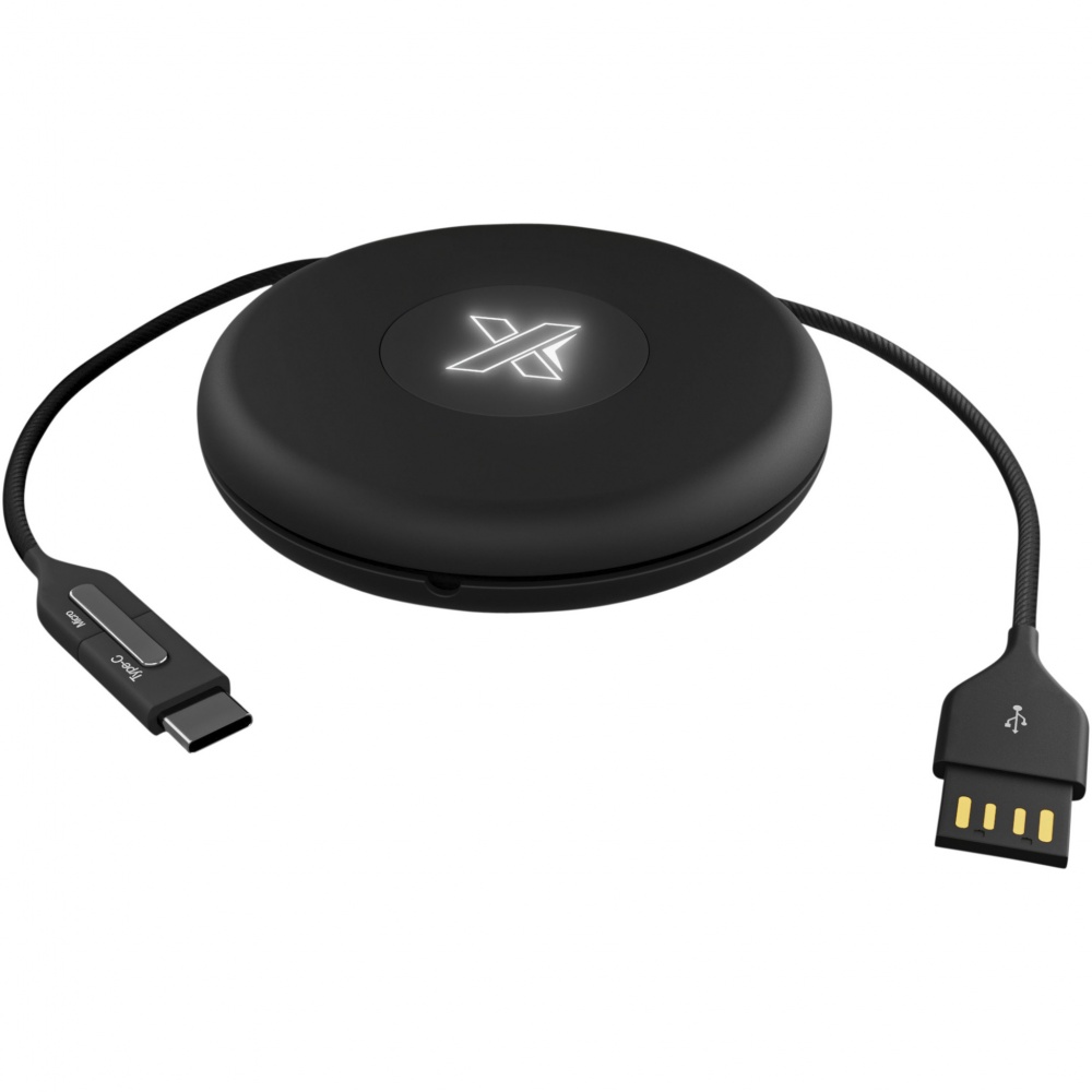 Logotrade corporate gift picture of: SCX.design C18 3-in-1 travel light-up cable