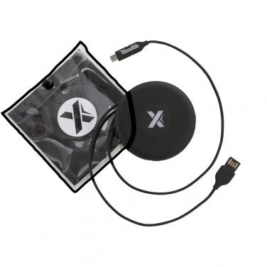 Logo trade promotional gifts image of: SCX.design C18 3-in-1 travel light-up cable