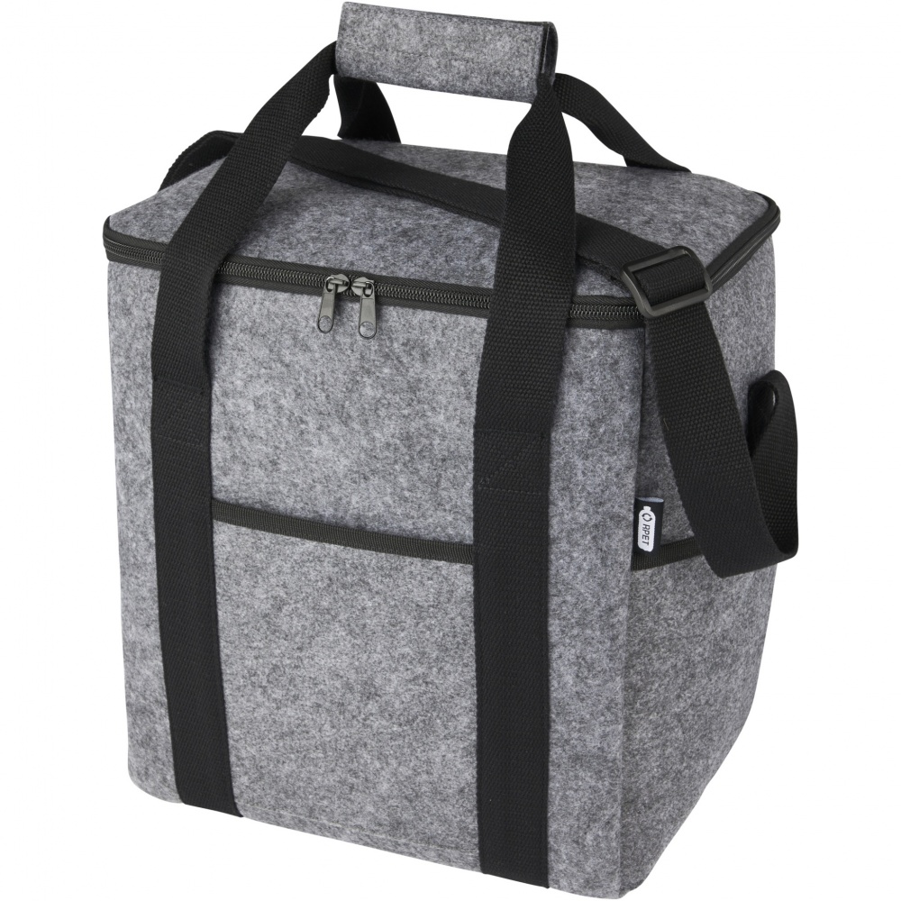 Logo trade business gift photo of: Felta GRS recycled felt bottle cooler bag 21L