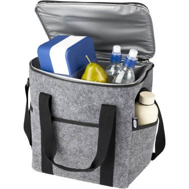 Logotrade corporate gift picture of: Felta GRS recycled felt bottle cooler bag 21L