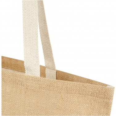Logo trade corporate gifts picture of: Juta 300 g/m² jute tote bag 12L
