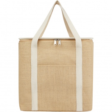 Logo trade promotional giveaways picture of: Juta 300 g/m² jute cooler bag 19L
