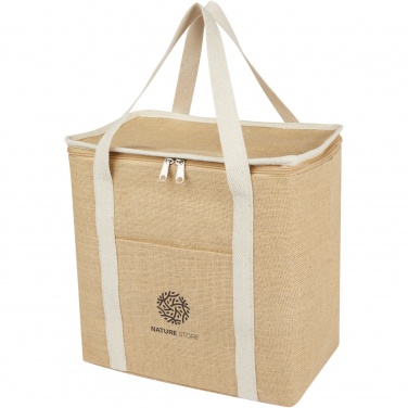 Logotrade promotional product image of: Juta 300 g/m² jute cooler bag 19L