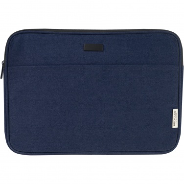 Logo trade corporate gifts image of: Joey 14" GRS recycled canvas laptop sleeve 2L