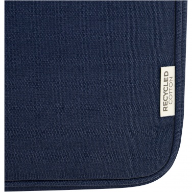 Logotrade promotional product image of: Joey 14" GRS recycled canvas laptop sleeve 2L