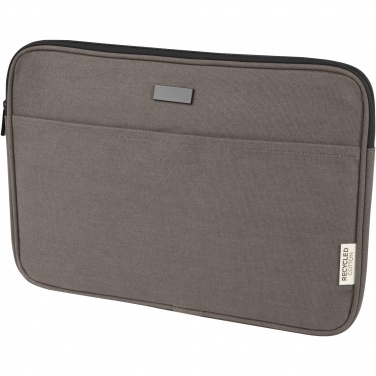 Logo trade promotional gift photo of: Joey 14" GRS recycled canvas laptop sleeve 2L