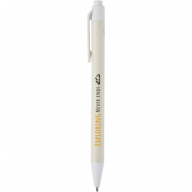 Logo trade advertising products image of: Dairy Dream recycled milk cartons ballpoint pen