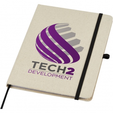 Logo trade promotional product photo of: Tutico organic cotton hardcover notebook