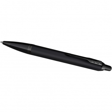 Logo trade promotional gifts image of: Parker IM achromatic ballpoint and rollerball pen set with gift box