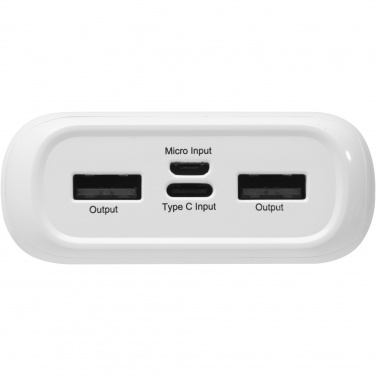 Logo trade promotional gifts picture of: Electro 20.000 mAh recycled plastic power bank 