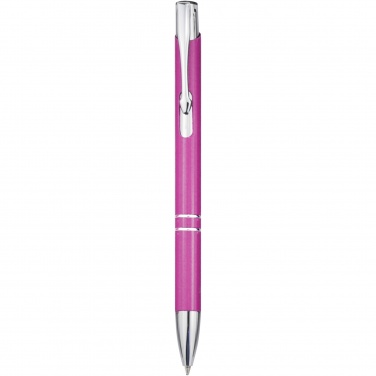 Logo trade promotional giveaways image of: Moneta recycled aluminium ballpoint pen