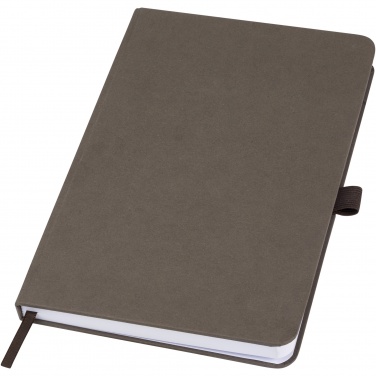 Logo trade promotional giveaway photo of: Fabianna crush paper hard cover notebook