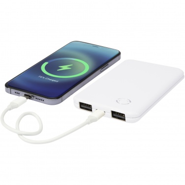 Logo trade corporate gift photo of: Slender 4000 mAh slim dual power bank