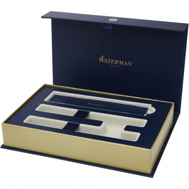 Logo trade corporate gift photo of: Waterman Allure rollerball and ballpoint pen set 