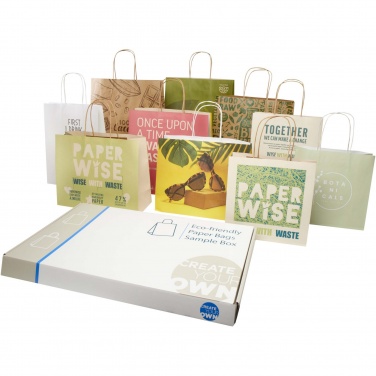 Logo trade promotional product photo of: Agricultural waste and kraft paper bags sample box