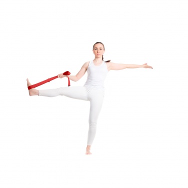 Logo trade business gifts image of: Virabha RPET yoga strap