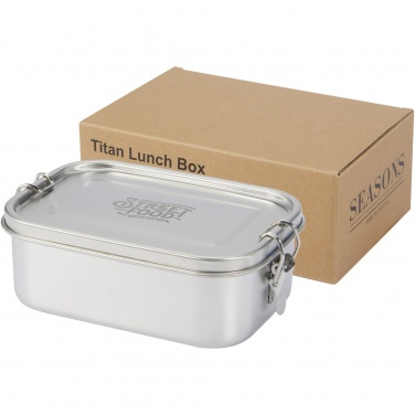 Logotrade promotional merchandise image of: Titan recycled stainless steel lunch box