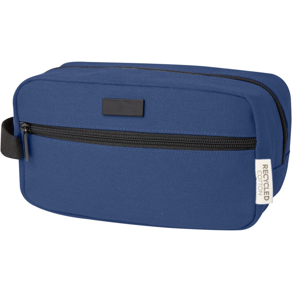 Logotrade promotional gift image of: Joey GRS recycled canvas travel accessory pouch bag 3.5L