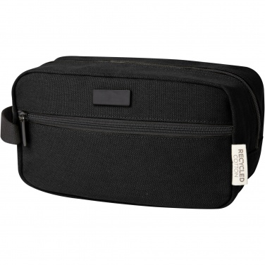 Logo trade corporate gifts picture of: Joey GRS recycled canvas travel accessory pouch bag 3.5L