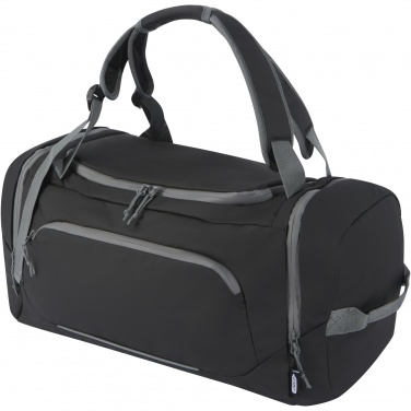 Logo trade corporate gifts picture of: Aqua GRS recycled water resistant duffel backpack 35L